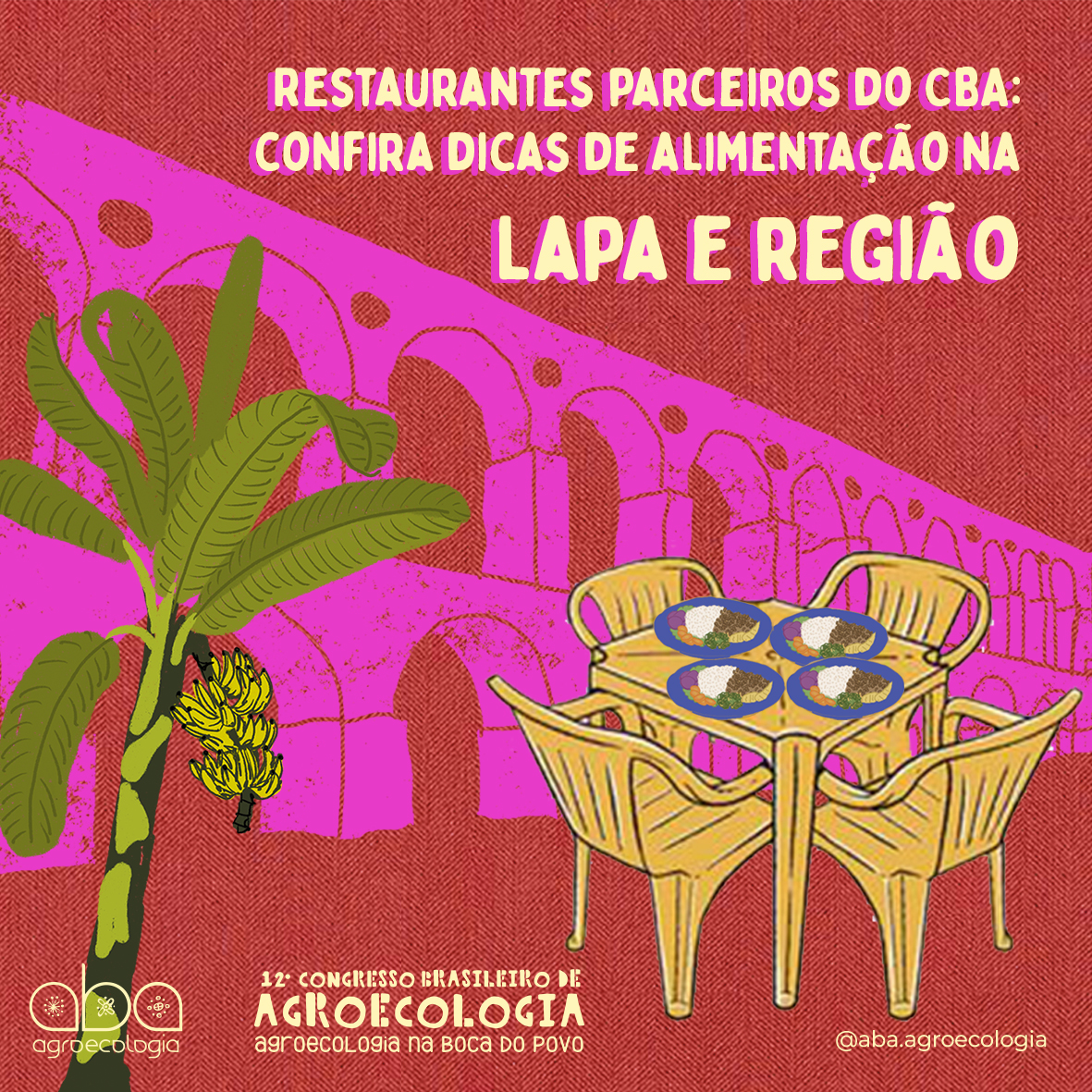 Indicações de restaurantes parceiros do 12º CBA